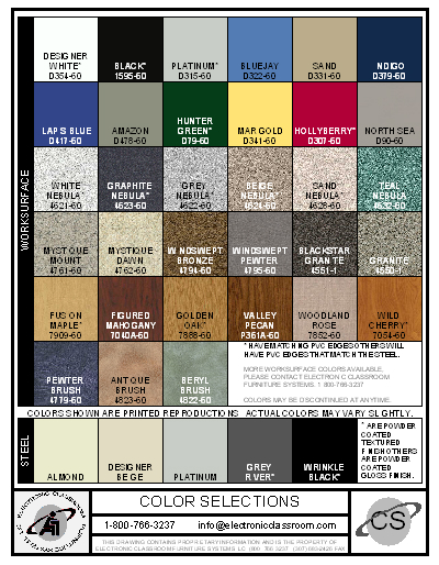 Click to view popular color options (Adobe)